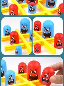 A Nesting Doll Tic-Tac-Toe Toy, An Interactive Tabletop Game For Friends Gathering, A Battle Game Toy, A Birthday Party Game - Multicolor - View 4