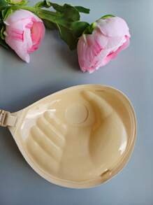 一次性隐形聚拢掌杯乳头粘性胸罩（配长肩带加厚3cm）女士内衣配件 杏色