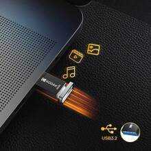 Unidad flash USB3.2 KODAK original de 32GB, 64GB, 128GB a alta velocidad de 140MB/s, mini llave de metal K113 unidad USB para coche, portátil y escritorio