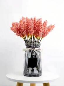6pcs Artificial Wheat Bouquet - Artificial Simulation Flowers, Suitable For Weddings, Home Decor And Party Decoration - Plastic Fake Flower Accessories, Party Supplies | Elegant Flower Arrangement | Lifelike Artificial Flowers, Bouquet Decor Gifts Birthday Graduation