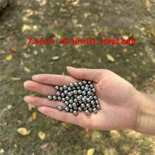 Easytoday Slingshot Hunting Archery Ball 100pcs 5/5.5/6/7/7.5/8/8.5/9/9.5/10/11mm High Carbon Steel Ball Precision Polished Quenched - Multicolor - View 14