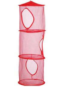 1 szt. Pluszowa siatka na zwierzęta lub hamak, 3 przegrody wisząca pluszowa siatka na zabawki hamak do sypialni wystrój domu