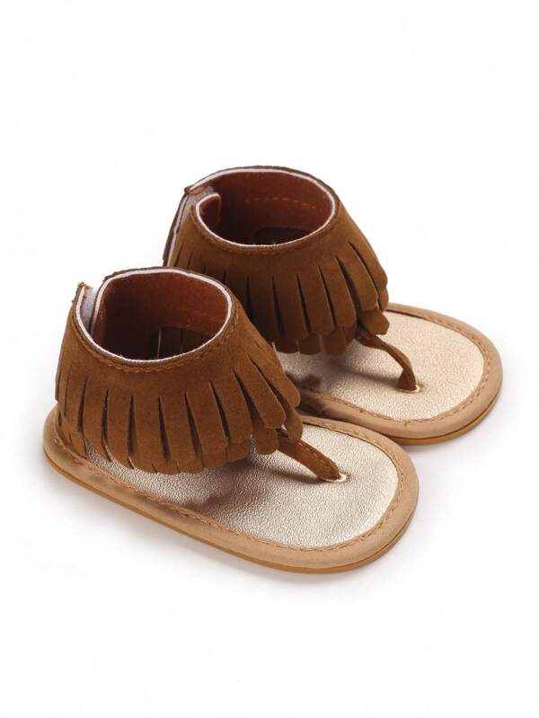 Baby/Kleinkind Unisex Sommer Quasten einfache atmungsaktive rutschfeste Sandalen