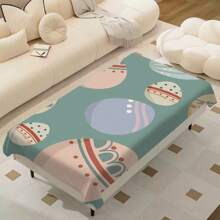 1pc Easter Tablecloth With Rabbit & Egg Design, Suitable For Spring/Summer Decoration, Easter Gift, Indoor/Outdoor, Easter Party & Home Decor, Easter Decorations, Farmhouse Decor - Multicolor - View 34