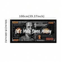 1pc, Pop Posters, Inspirational Dollar Bill Pop Wall Arts, Parody Dollar Canvas Decorative Painting, For Office, Living Room, Kitchen, Bar, Ideal Gift, No Frame Gifts Birthday Graduation