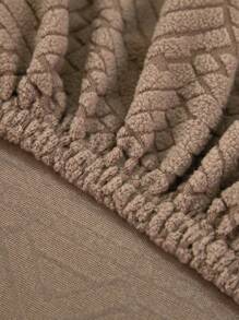 1 pieza Funda de cabecera de cama de jacquard, protector de cabecera de dormitorio suave, antiensuciamiento y elástico, apto para todas las estaciones