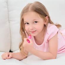 1 pezzo Set di giocattoli cosmetici da gioco per bambine, giocattoli di trucco per il ruolo di principessa, set di trucco portatile per principessa, adatto per bambine di 3-8 anni, ottimo regalo per compleanni (non cosmetici veri)