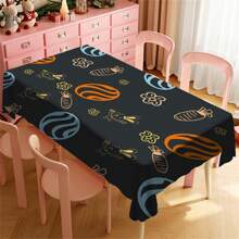 1pc Easter Tablecloth With Rabbit & Egg Design, Suitable For Spring/Summer Decoration, Easter Gift, Indoor/Outdoor, Easter Party & Home Decor, Easter Decorations, Farmhouse Decor - Multicolor - View 63