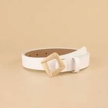 3pcs Women's Fashionable Leather Belt, Korean Minimalist Versatile Belt For Dresses, Jeans And Waist Decoration - Multicolor - View 5