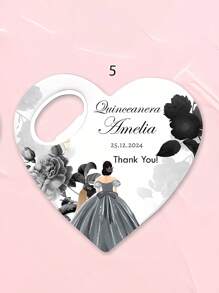 Personalisiertes Geschenk, magnetischer Flaschenöffner, 15-18 Jahre Geburtstagsparty Geschenk, Prinzessin Stil Design, Mädchen Party, multifunktional, schimmelresistent, sehr dekorativ, exquisit, modisch, hochwertig, modern, retro, individualisiert, einzigartig, personalisiert, ideales Geschenk für sie, Freund, Freundin, Vater, Mutter, Familie, Freunde, Sohn, Tochter, Kinder, Jahrestag, Geburtstag, Geschenk für Vater, gemütliche Atmosphäre, Zuhause, individualisierter Flaschenöffner und Zubehör - Verschiedenfarbig - Übersicht 14