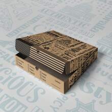 Pizza Box - Brown - View 3
