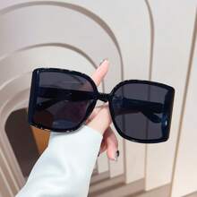 LiMiaoMiao 1pc Oval Shaped Eyeglasses, Fashionable And Versatile