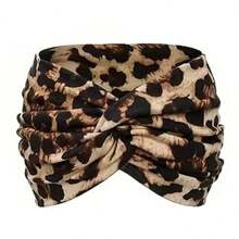 1pc Women Oversized Criss-Cross Solid Color Fashion Headband, Versatile Daily Wear Hair Accessory Turban Headband Sweatband, Hairband Fall Winter Hair Band Hair Accessories For Women Bows For Vacation Outfits Woman Elegant Scarf Women Bandanas Soft Headwrap