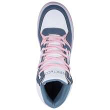 Zapato Tenis Bota Urbano para Dama, Acabado Napa, Horma Redonda, Corte Tipo Botín, Suela Antiderrapante, Color Blanco - Blanco - Ver 2