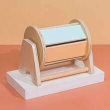 蒙特梭利婴儿木制硬币球忙碌鼓颜色形状识别配对益智感官玩具，婴儿学习辅助礼物 - 學具盒 - 查看 7