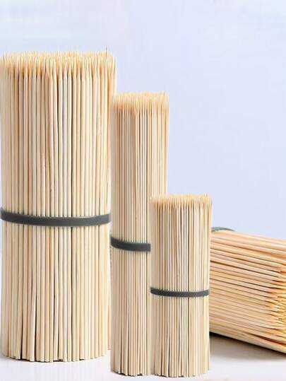 Disposable Bamboo Skewers For Barbecue, Small Snacks, Deep Fry, Yakisoba, Spicy Hot Pot, Cooking Utensils