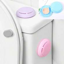 5 件（1 个外壳+4 包）固体空气清新剂贴纸，适用于厕所/浴室/卧室/衣柜/汽车，附可更换香味纸，厨房，厨房用品，清洁，厨房毛巾，厨房，浴室，家庭，家居供应商 - 彩色 - 查看 1