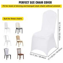 2 件高弹力椅套，升级版白色超弹力椅子沙发套保护套，带腿部口袋，适用于派对、婚礼、活动、宴会装饰，4 季全椅套 - 彩色 - 查看 4