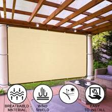 Sun Shade Cloth - Outdoor Garden Shade Net Cover With Grommets, Suitable For Gazebos, Patios, Decks, Plants, Greenhouses, Chicken Coops, Swimming Pools - Multicolor - View 2