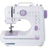 Portable Mini Electric Sewing Machine, Suitable For Beginners, 12 Stitches, 2-Speed Foot Pedal, Lightweight, Storage Drawer, Easy To Use, Great For Repairing Clothes, Pillowcases, Bedding, Curtains, DIY Doll Clothes, Ideal For Home And Dorm, Multifunctional Sewing, New Year Gift