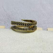 Tentacle Ring, Octopus Ring, Squid Ring, Handmade Sea Monster Ring For Men, Ocean Theme Rings For Men