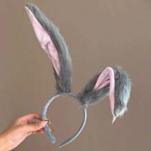 1pc Sexy Cute Plush Rabbit Ear Headband Halloween Cosplay Accessories - Multicolor - View 8