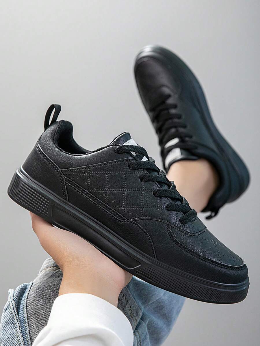 2025新款男士运动鞋男时尚帅气休闲鞋系带男鞋滑板鞋男士运动鞋个性街头男鞋