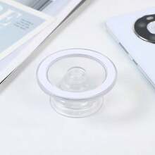 Soporte circular magnético para teléfono, soporte con ventosa todo en uno con diseño retráctil y plegable, soporte ultra cómodo compatible con iPhone, teléfonos Android, regalo para cumpleaños, familia, amigos, agarre de teléfono deslizante, soporte de teléfono, accesorios de teléfono