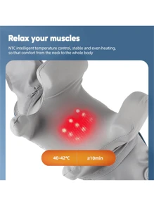 RAF Chal masajeador de hombros y cuello, dispositivo eléctrico de masaje vibratorio de los músculos trapezoides, regalo para padres con vibración, masajeador de cuello y hombros con amasado