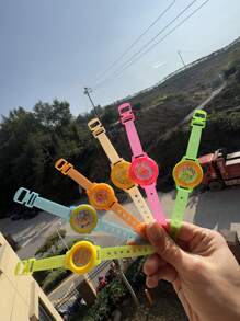 1/5/10/20 piezas Reloj de fiesta con gráficos de dibujos animados, brazalete de decoración de fiesta de cumpleaños con forma de animal aleatorio, pequeño regalo, adorno, fiesta de agitación, divertida fiesta, recuerdos, rellenos de bolsas de regalo, premios de clase