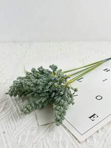 6pcs Artificial Wheat Bouquet - Artificial Simulation Flowers, Suitable For Weddings, Home Decor And Party Decoration - Plastic Fake Flower Accessories, Party Supplies | Elegant Flower Arrangement | Lifelike Artificial Flowers, Bouquet Decor Gifts Birthday Graduation