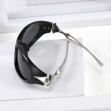 Unisex Mode Futuristische dekorative Brille, einzigartiges personalisiertes Haarspangen Brillen Accessoire