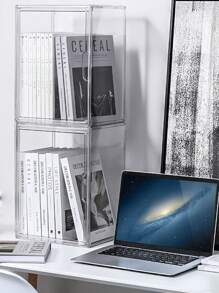 1 Stück vielseitige klare Acryl Aufbewahrungsbox - staubdichte Vitrine für Modelle, Werkzeuge & Bücher | transparenter Organizer Behälter