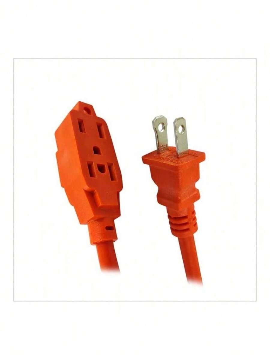 Heavy Duty Orange Electrical Extension Cord, 25m - 查看 1