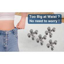 48-Piece Seat-Free Installation Metal Adjustable Buckle, Abdominal Buckle, Waistband Adjustment Tool Multi-Piece Set (48 Pieces /6 Sets)