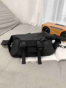 Crossbody Bag, Men's Cycling Bag, Brand Shoulder Bag, Multifunctional Motorcycle Function Bag, Chest Charter Bag, Backpack, Mailman Bag