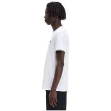 Fred Perry Koszulka Z Krótkim Rękawem Twin Tipped T-Shirt dla Mężczyzna w kolorze Biały ✅ Dostawa w ciągu 3-5 dni