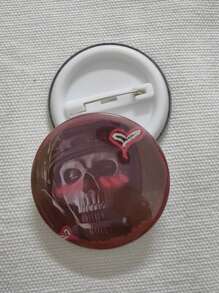 Funny Pattern Button Badges, Student Backpack Pins, Canvas Bag Decorative Badges, Fun Gifts For Friends, Teachers, Parents, Cousins - Multicolor - View 3