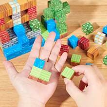 50/100/200pcs Random Magnetic Building Blocks, Stacking Magnetic Cubes, STEM Montessori Sensory Toys, Enhance Hand-Eye Coordination And Creativity, Magnetic Cubes Toys, Suitable For Birthday And Holiday Gift For Boys And Girls 3+ Years Old (Random Color & Pattern Styles)