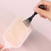 3pcs/2pcs/1pc Black Comb Cleaner Air Bag Massage Comb Cleaning Brush Home Air Cushion Massage Comb Cleaning Claw Cleaning Tool Comb Brush Untangle,Hair Brush,Comb,Hair Tools,Hair Products And Accessories For Barber Salon Beauty Travel Essentials