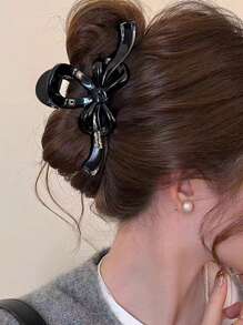 1pc Butterfly Clip, Large Size, High-End Feeling Hair Claw Suitable For Thick Hair, Autumn/Winter Hair Clips Hair Jaw Clip Hair Clamps Hair Clutch Hair Catcher Clip, Claw Clip Fall Hair Accessories For Women Bows For Vacation Outfits Woman