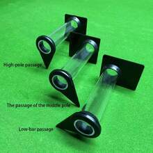 1pc Billiards Out-Of-Rod Exerciser, Ball Training Artifact, Stable Chinese-Style Black Eight Straightness Standard Corrector.