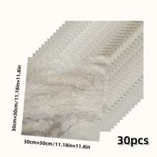 15/30pcs Thick Self-Adhesive Anti-Slip Floor Stickers, Wall Stickers, DIY Floor And Wall Decor, Waterproof Peel And Stick Tile Sticker For Living Room, Bedroom, Bathroom - Multicolor - View 24