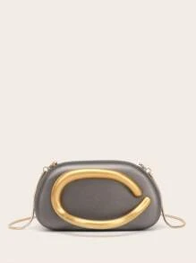 Evening Bag Clutch Purses For Women Ladies Party Bag Exquisite Hardware Handle Buckle PU Bag Bag Bridal Wedding Purse For Ladies Bag Metal Chain Bag Versatile Handheld Bag Cocktail Party Wedding New Wallet Banquet Bag