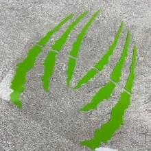 Motorcycle Helmet Monster Claw Scratch Sticker: Waterproof, DIY Racing Decoration - one-size - View 10