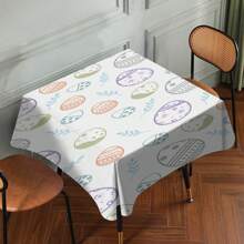 1pc Easter Tablecloth With Rabbit & Egg Design, Suitable For Spring/Summer Decoration, Easter Gift, Indoor/Outdoor, Easter Party & Home Decor, Easter Decorations, Farmhouse Decor - Multicolor - View 38
