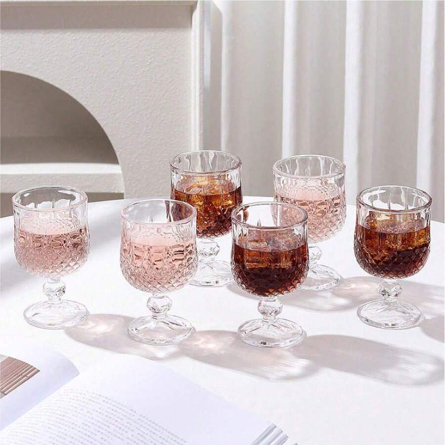 High-Quality Heat-Resistant Glass Cup, Suitable For Household Daily Use, Birthday Parties, Formal Banquets, KTV, Can Be Used For Tea, Beverages, Coffee And Other Versatile Purposes