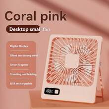 New Desktop/Wall-Mountable USB Small Electric Fan, Portable For Home, Student Dorms, Bedside, Compact Mini Design