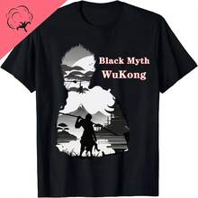 Camiseta con ilustración de arte geométrico abstracto con cara de mujer - Negro - Ver 1