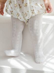 4pcs Children White Mesh Breathable Stockings, Simple And Versatile, Suitable For Daily Matching - Multicolor - View 6